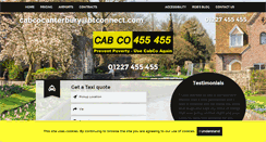 Desktop Screenshot of cabcocanterbury.com